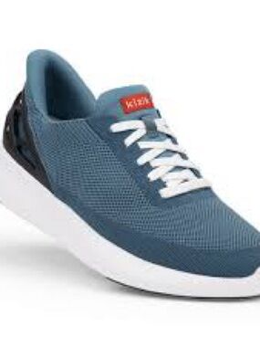 KIZIK Unisex Athens Sneaker Deep Sea Blue Hands Free Men’s 8W/Women’s 9.5 Wide